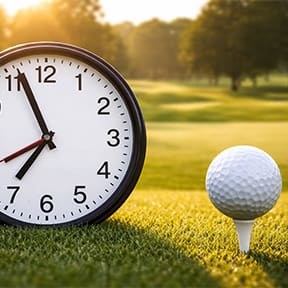Morning tee time at 7 55 288w